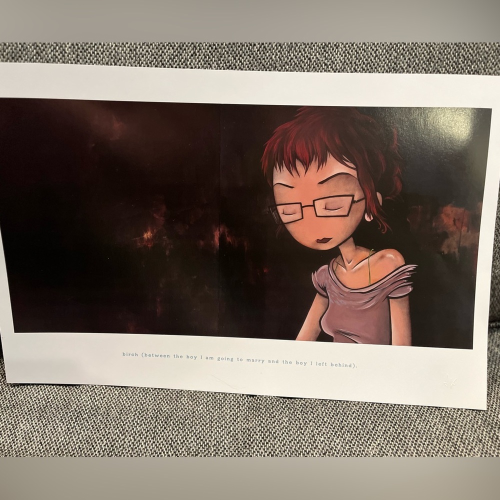 “Birch” by Kurt Halsey Poster Print 17”x11”
